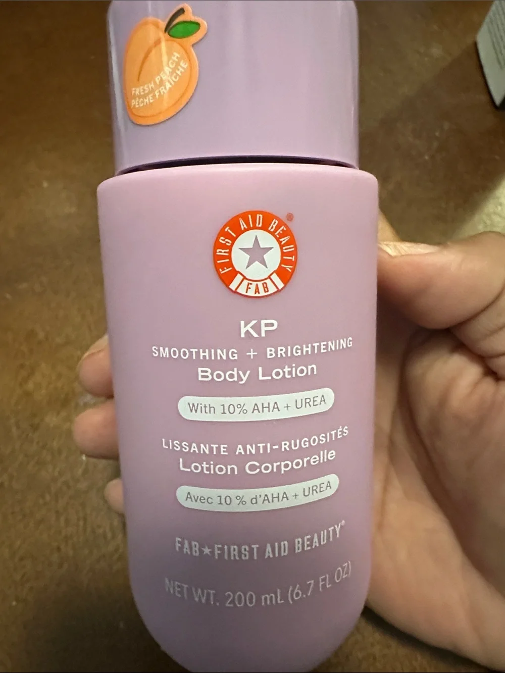 First Aid Beauty KP Smoothing + Brightening Body Lotion — Pink